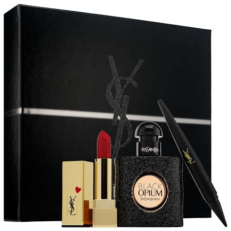 ysl gift pack black opium|black opium gift set sale.